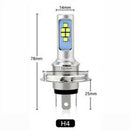 2 X H4 6W LED White 6000K LED Bulbs Car Fog Driving Light Headlight Lamp CYX