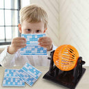 Large Traditional Bingo Game Family Revolving Ball Cards Machine Dispenser T8W7