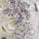 Artificial Wedding Bouquets Hand Made Flower Rhinestone Bridesmaid Crystal
