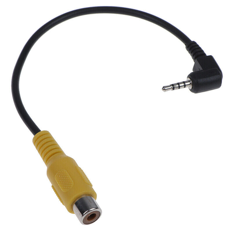 1Pc 2.5mm AV-in Converter Video Cable Stereo Male Plug To RCA Female Adap JR