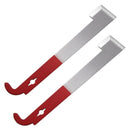 2 Pack Stainless Steel Beekeeping Hive Tool J Hook Bee Frame Lifter And Scr