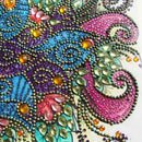 5D DIY Special Shaped Diamond Painting Peafowl Cross Stitch Craft Kit Decor