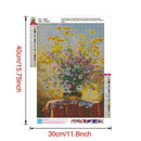 5D DIY Full Drill Diamond Painting Flowers Cross Stitch Mosaic Kits (W400)