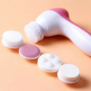5 In 1 Heated Body Face Beauty Skin Care Cleaning Brush SPA Facial Massager