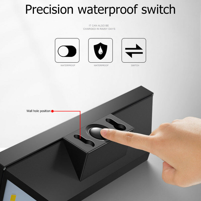 138 LED 4 Modes Solar Wall Light Waterproof PIR Motion Sensor Outdoor Lamp
