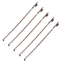 5 Pieces 1/8 Size Violin Bows Brown 52cm/20.42inch