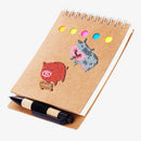 11pcs Stickers DIY Round Drill Diamond Painting Cute Animals Set Kids Toys