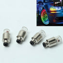4x Multi Color LED Wheel Valve Stem Cap Tire Light Lamp For Bike Bicycle c HNQ