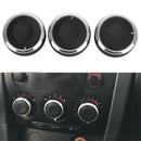 3x Air  Knob Car A/C Heater Control Switch For Mazda black Fu YIE