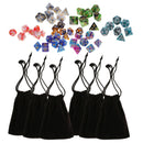 7X 7-Die Polyhedral Dice For Dungeons And Dragons DND RPG MTG Dice Game Dice