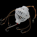 2x Professional Fishing Tackle Box Hook Tool Kit Monster with Six Strong Hooks