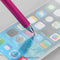 Fine Point Round Thin Tip Capacitive Stylus Pen For iPad(Rose)