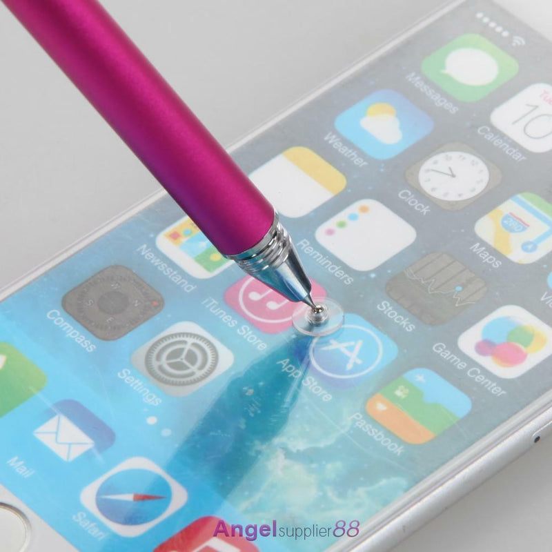 Fine Point Round Thin Tip Capacitive Stylus Pen For iPad(Rose)