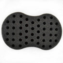 Double Sided Barber Hair Brush Sponge Dreads Locking Twist Coil Afro Curl W