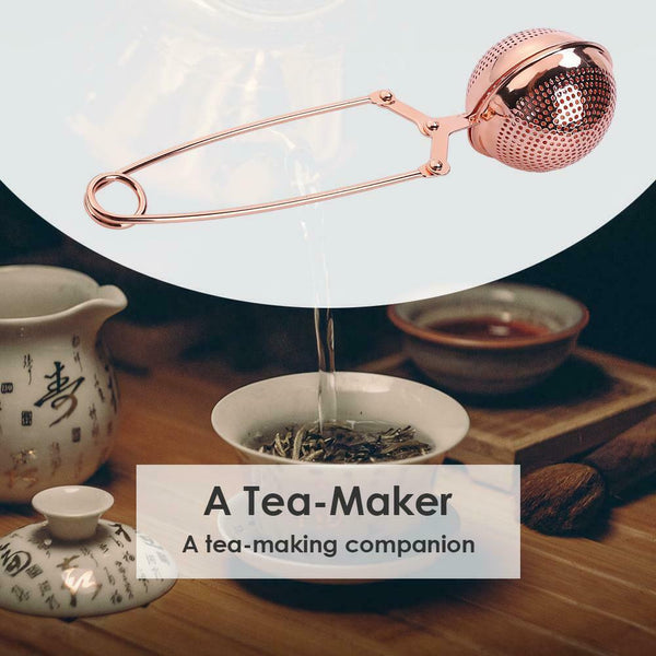 Reusable Stainless Steel Tea Strainer Infuser Tea Ball Filter with Handle