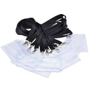 Pack Of 10 Badge Holder Card Holder Badge Holder With Lanyard Lanyard For B W4F2