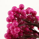 Artificial Holly Berry Simulation Foliage Spray Bunch Wedding Party Red 2