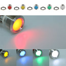 Universal Car Motorcycle 12V 19mm Dash Panel Indicator Light with Wrie Leads Red