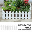 1Pc 50x13cm White Plastic Tree Fence Courtyard Indoor Garden Fence Kinderga Z1T4