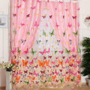 Butterfly Pattern Voile Curtain Window Decor Tulle Sheer Drapes Screen 1Mx2 M