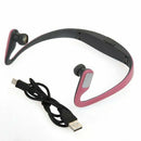 Wireless Headphones Sport MP3 Player FM TF Card - Pink