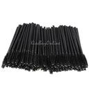 100pcs Mini Disposable Eyelash Brush Mascara Wands Applicator Spoolers Makeup