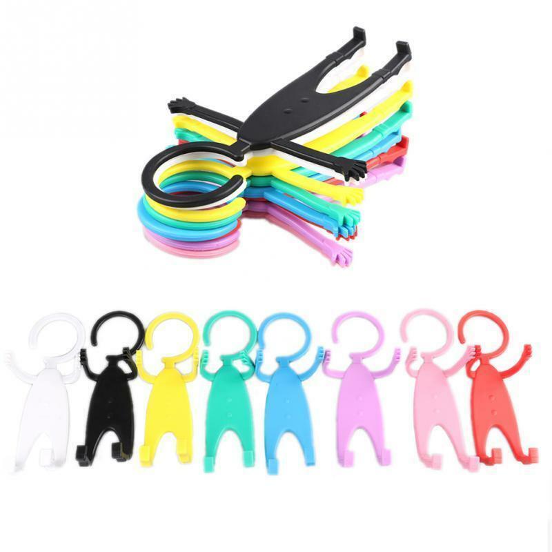 Flexible Human Shape Silicon Grip Cell Phone Car Stand Holder ON