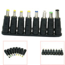 8pcs Power Charger Tips Notebook Laptop DC AC Power Adapter Connector Universal