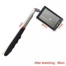 Retractable Telescopic Inspection Round Mirror Pocket LED Clip Light Tools N6N1