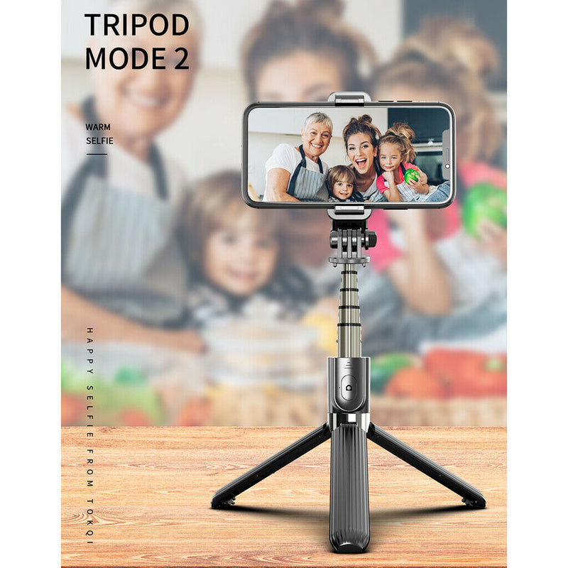 L03 33.9 "Mini Selfie Stick Tripod with Remote Control for Android DSLR Camera
