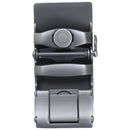 Men's Solid Buckle Automatic Ratchet Leather Belt Buckle With two borders-S