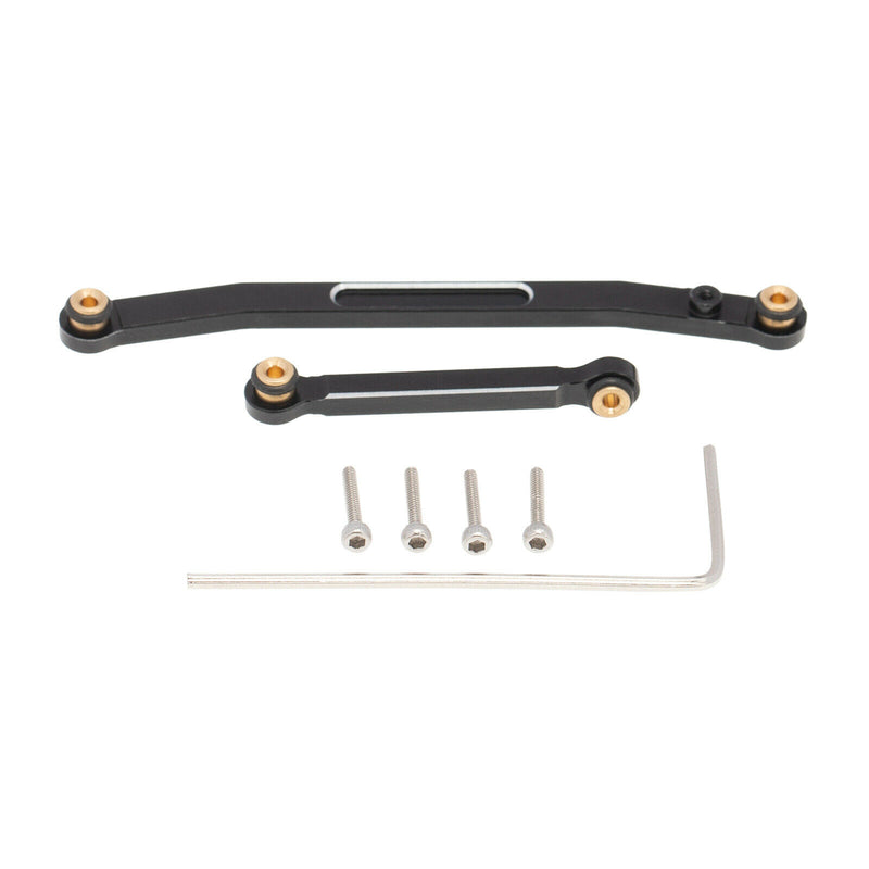 1:24 Aluminum Alloy Steering Rod Tie Links for Axial SCX24 90081 Crawler Car