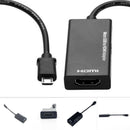 Micro USB 2.0 MHL To HDMI Cable Adapter 1080P For Android Smart Phone Connectors