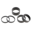 5Pcs Carbon Fiber Bicycle Stem Headset Spacers Washers fit 1 1/8-Inch Stem