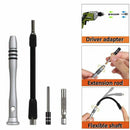 Screwdriver set, S2 steel 60 in 1 with 56 screwdriver bits, precision magne H3K5