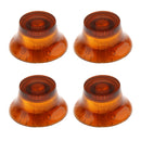 4pcs Plastic Top Hat Bell Style Guitar Speed Knobs for LP Electric Guitar