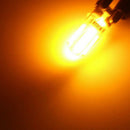 4x T10 194 168 W5W COB 8-SMD SILICA Super Bright LED light Bulb Yellow 12V 6500K
