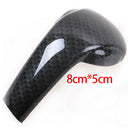 Carbon Fiber Car Gear Shift Knob Control Panel Gear Head Frame Cover Trim S I2A7