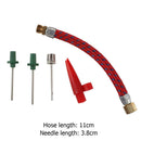 Stainless Steel Plastic Inflating Needle Hose Kits Ball Bike Tire Inflator