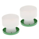 2 Pcs Pigeon Birds Supplies Water & Food Tools Small Parrots Pigeons Feed