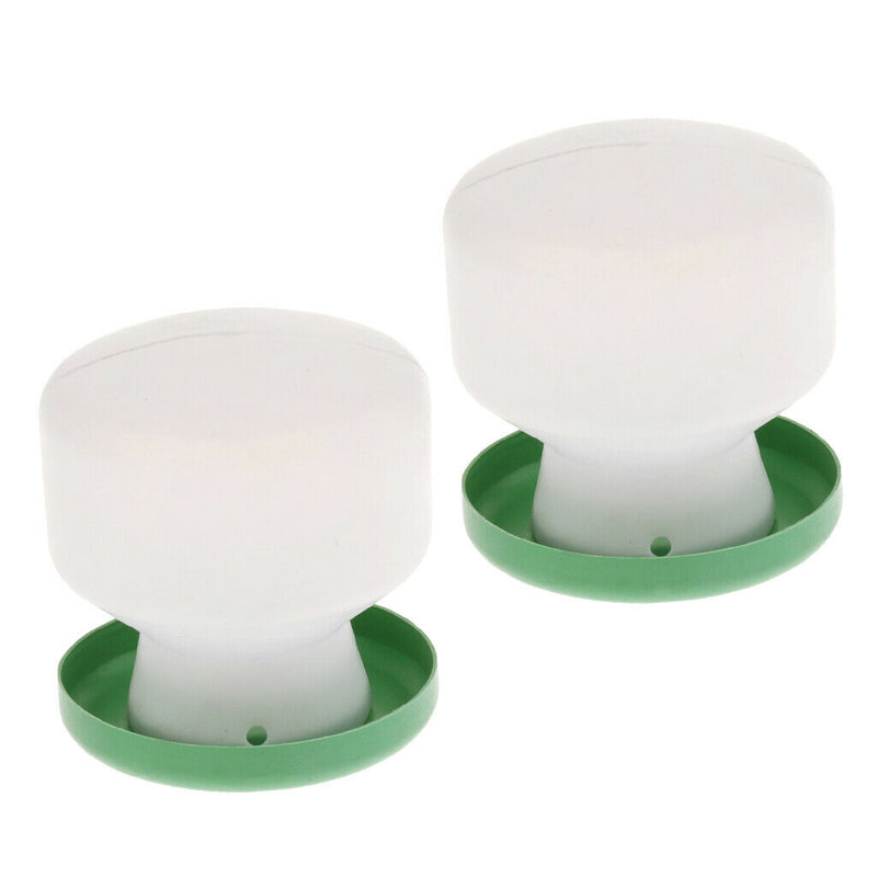 2 Pcs Pigeon Birds Supplies Water & Food Tools Small Parrots Pigeons Feed