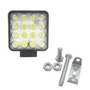 48W 6000k LED Spot Beam Square Work Lights Lamp Tractor SUV Truck 4WD 12V 2