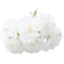 Artificial 72-Head Cherry Blossom Silk Flower Plant Wedding Decor White