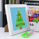 DIY Full Drill Diamond Painting Christmas Tree Embroidery Set with Frame