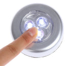 1 Pcs LED Car Touch Lights Push Tap Stick On Click Lamps Battery Powered FT