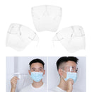 3x Transparent Unisex Face Shield Visor Anti-fog Eye Protection Windproof