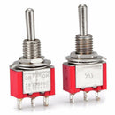 2 Pcs AC SPDT On/Off/ 3 Position Momentary Toggle Switch AC250V/2A/120V/5A  I BX