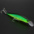 Jerkbait Fishing Lure 100mm 14.1g Slow Floating Wobbler Minnow Bass Pike Ba X8N2