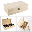 25 Wooden Slots Aromatherapy Essential Oil Storage Box