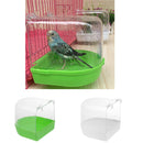 2x Bird Parrot Bathtub With Universal Clips